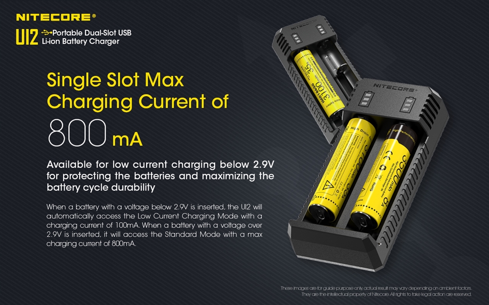 Nitecore UI2, Încărcător USB, Li-ion/ IMR - imagine 9
