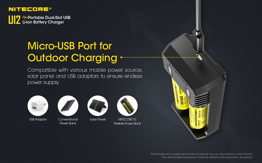 Nitecore UI2, Încărcător USB, Li-ion/ IMR - imagine 11