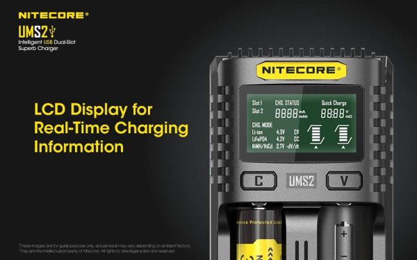 Nitecore UMS2, Încărcător USB, Mod QC