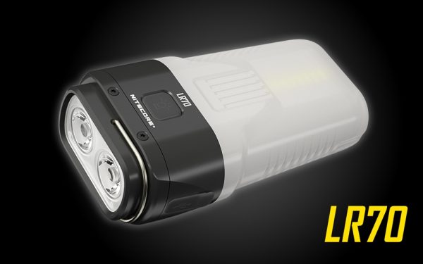 Nitecore LR70, Lanterna Felinar, Reîncărcabil USB-C, 3000 Lumeni, 300 Metri, Functie Powerbank, Lumina Rosie