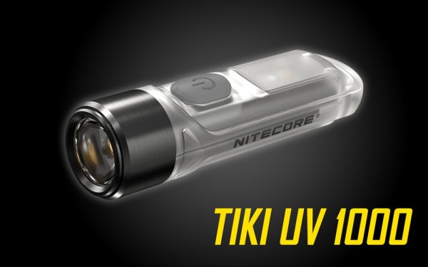 Nitecore TIKI UV, Lanternă Breloc UV, Reîncărcabilă USB, 1000 mW, 365 nm, 70 Lumeni, 12 Metri