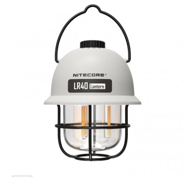 Nitecore LR40, Felinar, Reîncărcabil USB-C, 100 Lumeni, Functie Powerbank, Alb