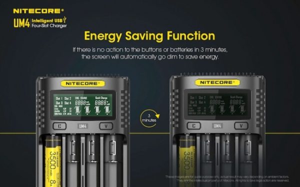 Nitecore UM4, Încărcător Universal USB, Mod QC