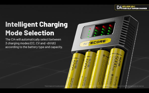 Nitecore CI4, Încărcător Universal, IMR/Li-ion, Ni-MH/Ni-Cd