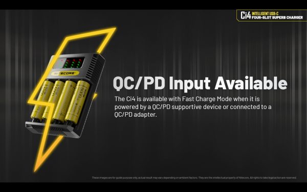 Nitecore CI4, Încărcător Universal, IMR/Li-ion, Ni-MH/Ni-Cd
