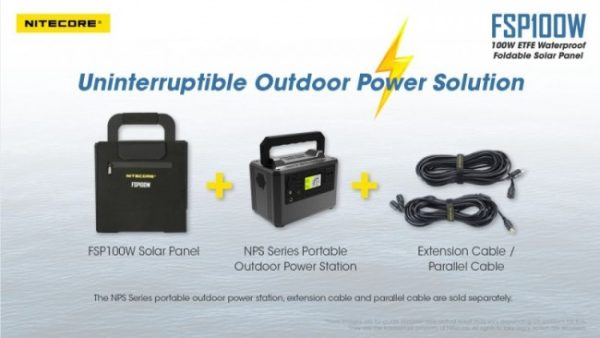 Nitecore FSP100W, Panou Solar 100 W